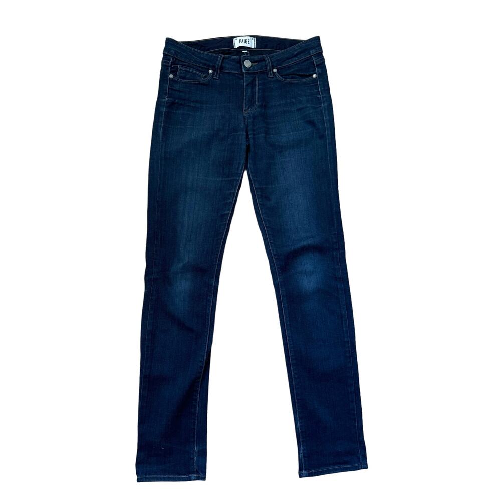 Paige Skyline Skinny Jeans Dark Denim Women’s Size 27